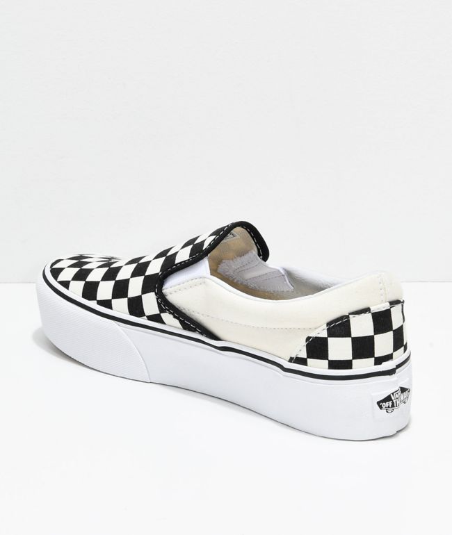 vans with checkered rim